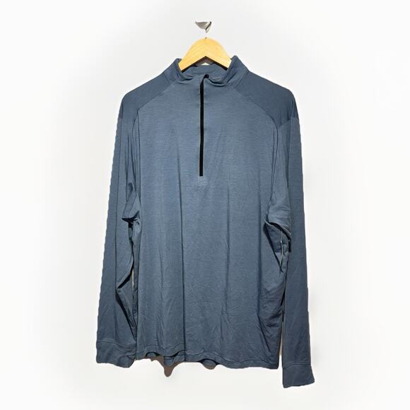 Old Navy Other - Old Navy Active 1/4 Zip Shirt Men’s XXL Blue Long Sleeve Pullover 4-Way Stretch